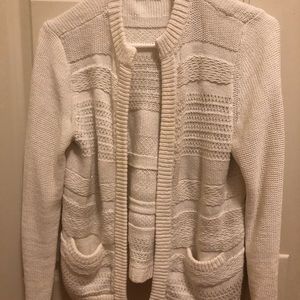 Banana Republic cream cardigan Size S